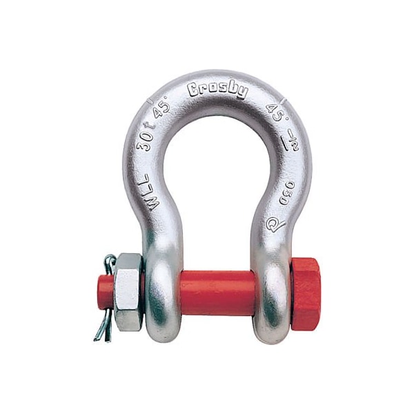 Crosby S-2130 S/C Carbon Shackle BTA 1", 8-1/2T WLL